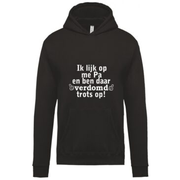 Kinder Hoodie Ik lijk op mijn pa