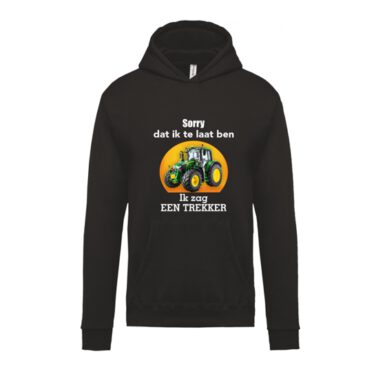 Heren Hoodie ik zag een trekker