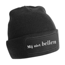 Beanie Mij niet bellen