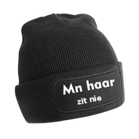 mn haar zit nie muts