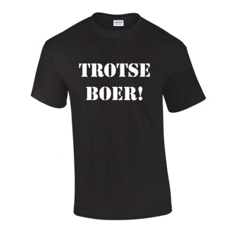 Trotse boer zwart