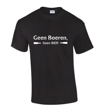 geen boeren geen bier zwart