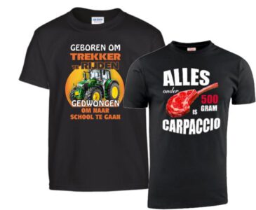 Heren shirt met opdruk