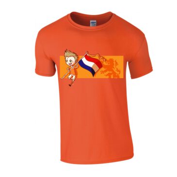 WK Shirt Jongen met vlag