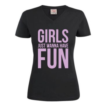 T-shirt Girls Just Wanna Have Fun Maat M